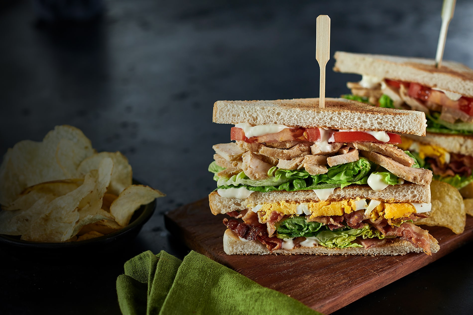 Discover: Chicken Club Sandwich